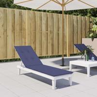 VidaXL Terrasstoelkussen oxford stof marineblauw - thumbnail