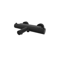 Badkraan Wiesbaden Style Thermostatisch Cool Touch HOH 15 cm Mat Zwart - thumbnail