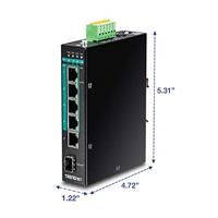 TrendNet TI-PG541i Industrial Ethernet Switch 10 / 100 / 1000 MBit/s - thumbnail