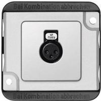 Merten 460860 Luidsprekerstekkerdoos Pantser Zilver (mat) 1 stuk(s) - thumbnail