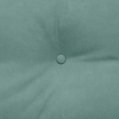 VidaXL Rugkussen zeegroen 100 x 24 x 50 cm fluweel