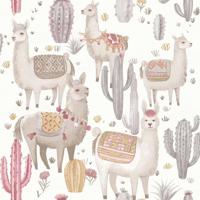 Cristiana Masi MiniMe Behang met alpaca's - 17111 - thumbnail