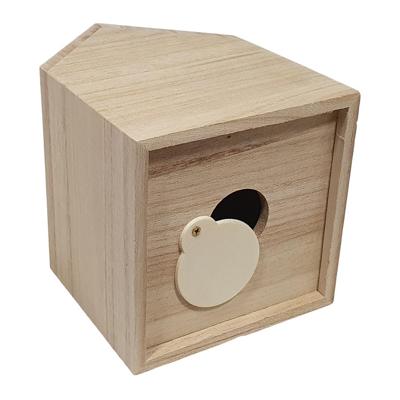 Creativ Company Spaarpot huis paulownia hout