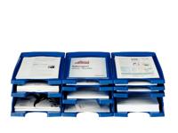 Leitz brievenbakje Plus 5237 Slim blauw - thumbnail