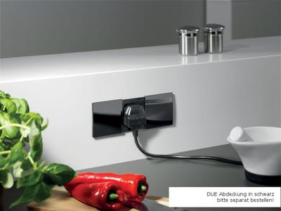 Bachmann 4953490 Stekkerdoosmodule zonder schakelaar Zwart 20.00 cm