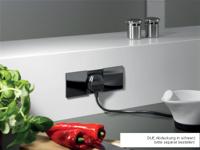 Bachmann 4953490 Stekkerdoosmodule zonder schakelaar Zwart 20.00 cm - thumbnail