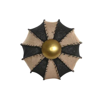 Muurlamp Home ESPRIT Tweekleurig 25 W Natuurlijk Koloniaal 230 V 50 x 50 x 25 cm