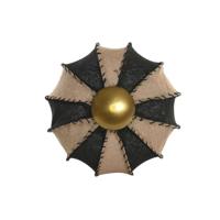 Muurlamp Home ESPRIT Tweekleurig 25 W Natuurlijk Koloniaal 230 V 50 x 50 x 25 cm - thumbnail