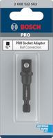 Bosch Accessoires PRO Socket Adapter met kogelaansluiting | 3/8" | 50 mm - 2608522563 - thumbnail