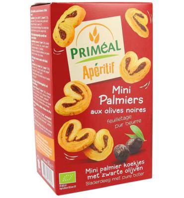 Primeal Aperitive Palmiers Zwarte Olijf Bio (60g) Primeal Aperitive Palmiers Zwarte Olijf Bio (60g)