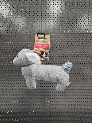 Hondenknuffel Hond Britta, grijs