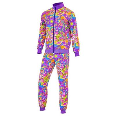Neon Flower Power Trainingspak Paars
