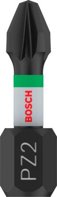 Bosch Accessoires Impact Control Bit | PZ2 | 25mm | 2 stuks - 2608522401 Bosch Accessoires Impact Control Bit | PZ2 | 25mm | 2 stuks - 2608522401