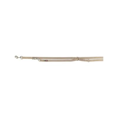 Trixie hondenriem premium verstelbaar zand taupe