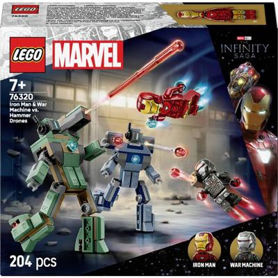 LEGO super heroes marvel 76320 iron man en war machine vs hammer drones