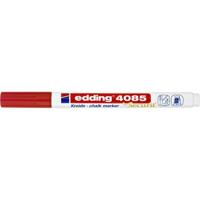 Krijtstift edding 4085 by Securit rond 1-2mm rood | 10 stuks - thumbnail