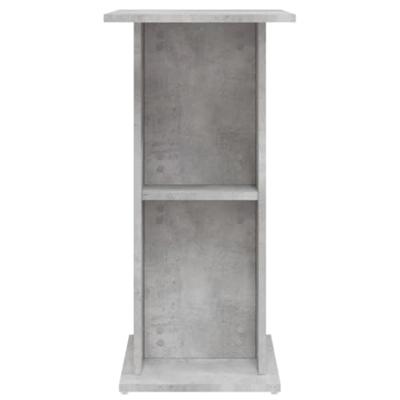 Aquariumstandaard 60,5x36x72,5 cm bewerkt hout betongrijs - thumbnail