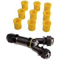 Deko Light 930573 Y-verdeler 450 V Zwart - thumbnail