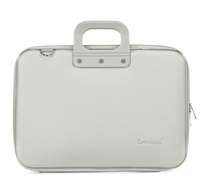 Bombata laptoptas Classic 43 x 33 cm kunstleer grijs Bombata laptoptas Classic 43 x 33 cm kunstleer grijs