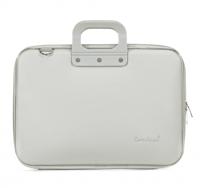 Bombata laptoptas Classic 43 x 33 cm kunstleer grijs - thumbnail
