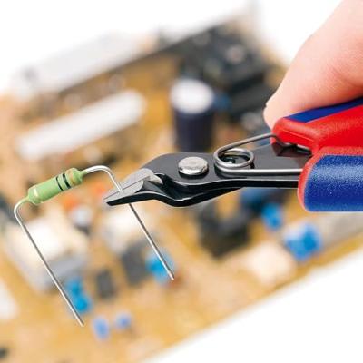 Knipex Elektronicazijsnijtang | lengte 140 mm | facet nee | speciaal gereedschap gebruineerd | 1 stuk - 78 61 140 - 78 61 140 - thumbnail