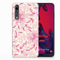 Huawei P20 Pro | TPU Case | Pink Flowers - thumbnail