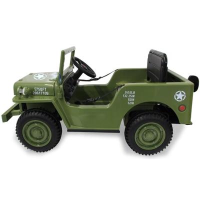 Jamara Ride-on Jeep Willys MB Army groen 12V