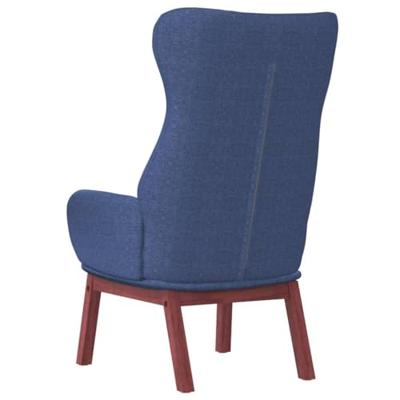 Relaxstoel stof blauw