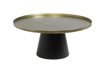 Light & Living Salontafel 'Popeta' Ø75cm, kleur Antiek Brons