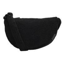 Beagles teddy schoudertas 34x21cm zwart - thumbnail