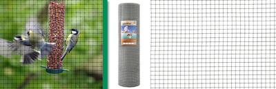 Gelast gaas verzinkt 12.7 mm x 0.65 mm 1 meter x 5 meter Giardino - Giardino