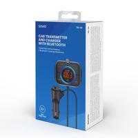 SAVIO Bluetooth Adapter Car Cigarette Lighter - FM Transmitter for Car Bluetooth - Bluetooth Adapter for Car - Car Radio Bluetooth Adapter - Radio Transmitter Car Bluetooth 5.0 - SD Card - thumbnail