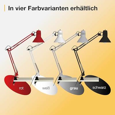 Brilliant Hobby 10802/11 Klemlamp LED E27 40 W Titaan