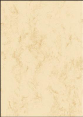 Sigel DP181 Motiefpapier Marmor DIN A4 90 g/m² Beige 25 vellen Sigel DP181 Motiefpapier Marmor DIN A4 90 g/m² Beige 25 vellen