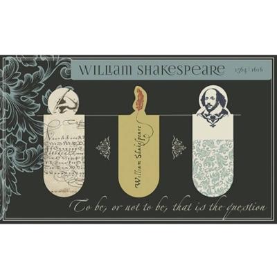 Moses magnetische boekenleggers Shakespeare 6 cm 3 stuks Moses magnetische boekenleggers Shakespeare 6 cm 3 stuks