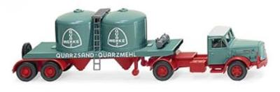 Wiking 053405 H0 Vrachtwagen Henschel Trekker-opleggercombinatie voor chemicaliën Wiking 053405 H0 Vrachtwagen Henschel Trekker-opleggercombinatie voor chemicaliën