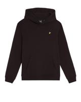 Lyle & Scott winter hoodie jongens - zwart - brush - thumbnail