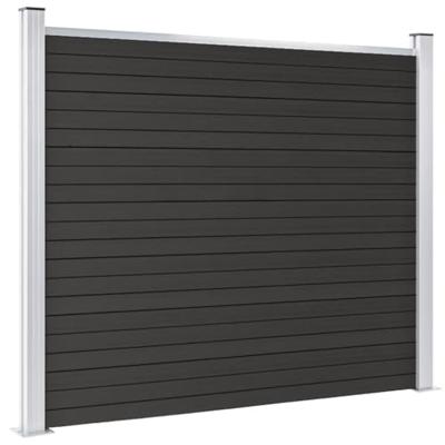 VidaXL Schuttingpaneel 180x146 cm hkc grijs