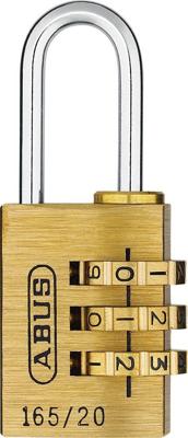 Zahlenvorhangschloss 165 Schlosskörper-B.23mm MS Zahlenroll.3 ABUS