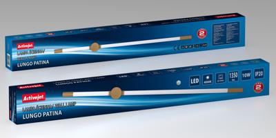 Activejet LED wandlamp AJE-LUNGO Patina