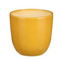 Mica Decorations tusca pot oker 13x14cm - thumbnail