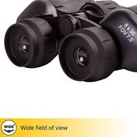 Levenhuk Atom 8x30 Water-Resistant Binoculars with Fully-Coated BK-7 Glass Optics, Strap and Carrying Bag, Adaptable to a Tripod - thumbnail