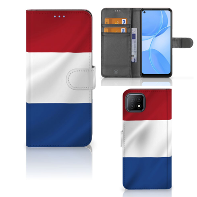OPPO A73 5G | Bookstyle Case | Nederlandse Vlag