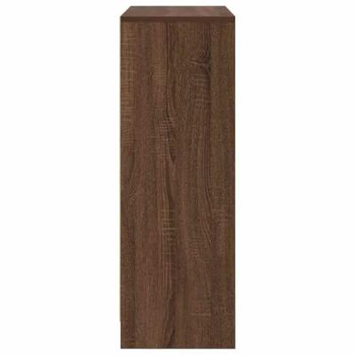 Dressoir met lades en deuren 73x31x90 cm bruin eiken