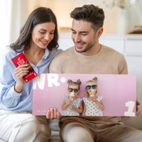 Mega reep met Côte d'Or chocolade personaliseren - 900 gram - thumbnail