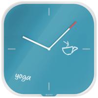 Wandklok leitz cosy glas blauw - thumbnail