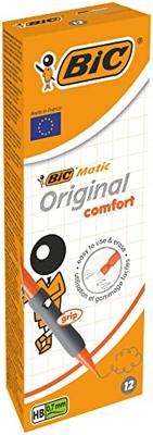 Vulpotlood bic matic original grip hb 0.7mm | 12 stuks