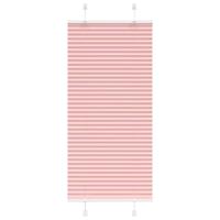 VidaXL Plissé rolgordijn 60x100 cm stofbreedte 59,4 cm polyester roze - thumbnail
