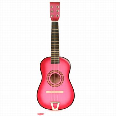 Playwood Houten gitaar roze - 6 snaren