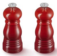 LE CREUSET - Le Moulin - Set van 2 mini molens Kersenrood - thumbnail